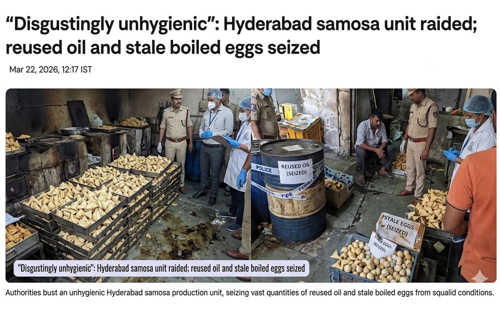 Hyderabad, rotten meat and adulterated paste seized